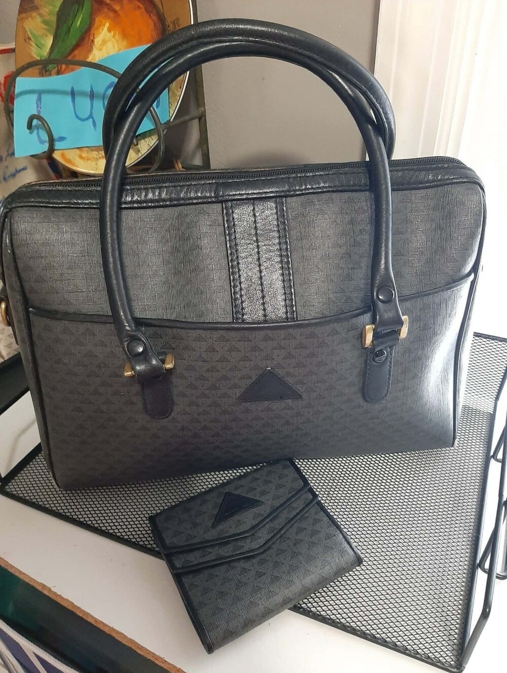 LIZ CLAIBORNE 1984 Vintage/Retired Speedy & Matching Wallet 3 Pc Capsule Set